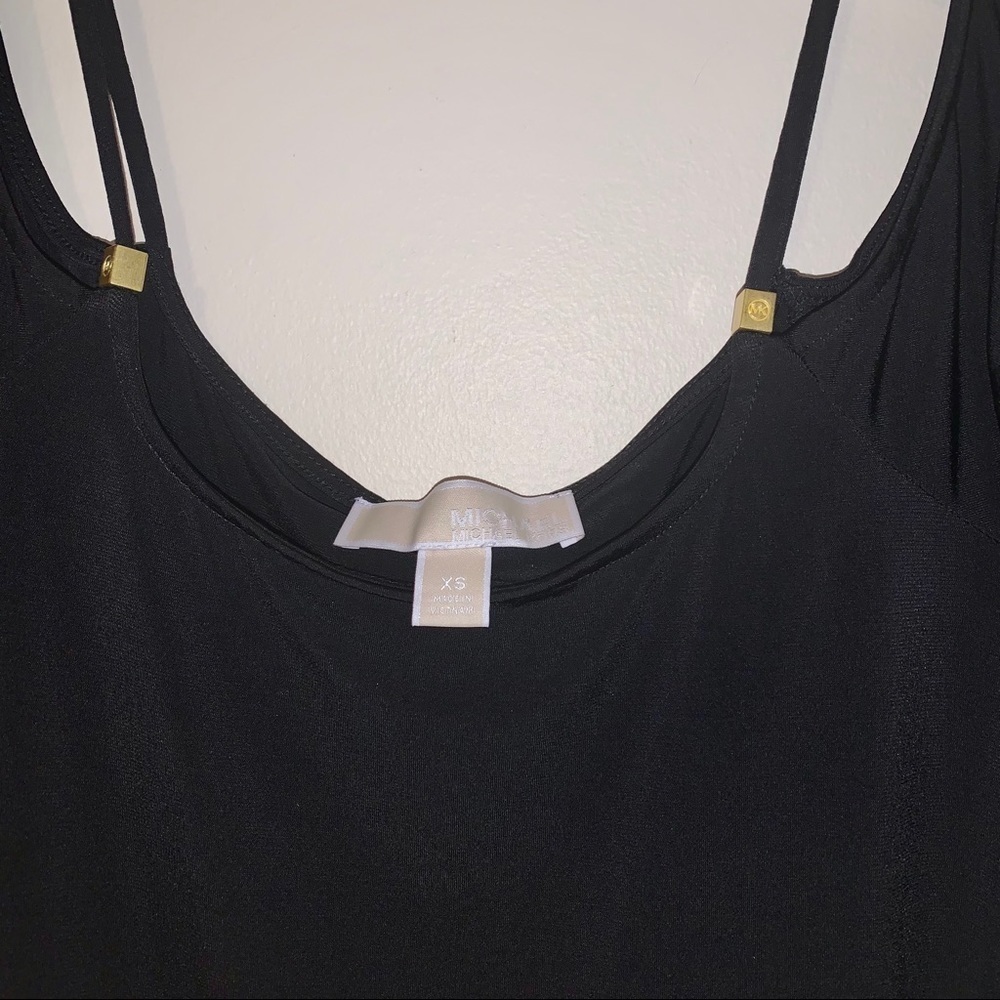Michael Kors cold shoulder with gold accent dress‎ - Picture 5 of 8
